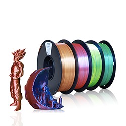 Createbot R3d Filament 250g Pla Double Couleur Bicolore Pla Rouge-bleu  cuivre-or Rose Rouge-vert